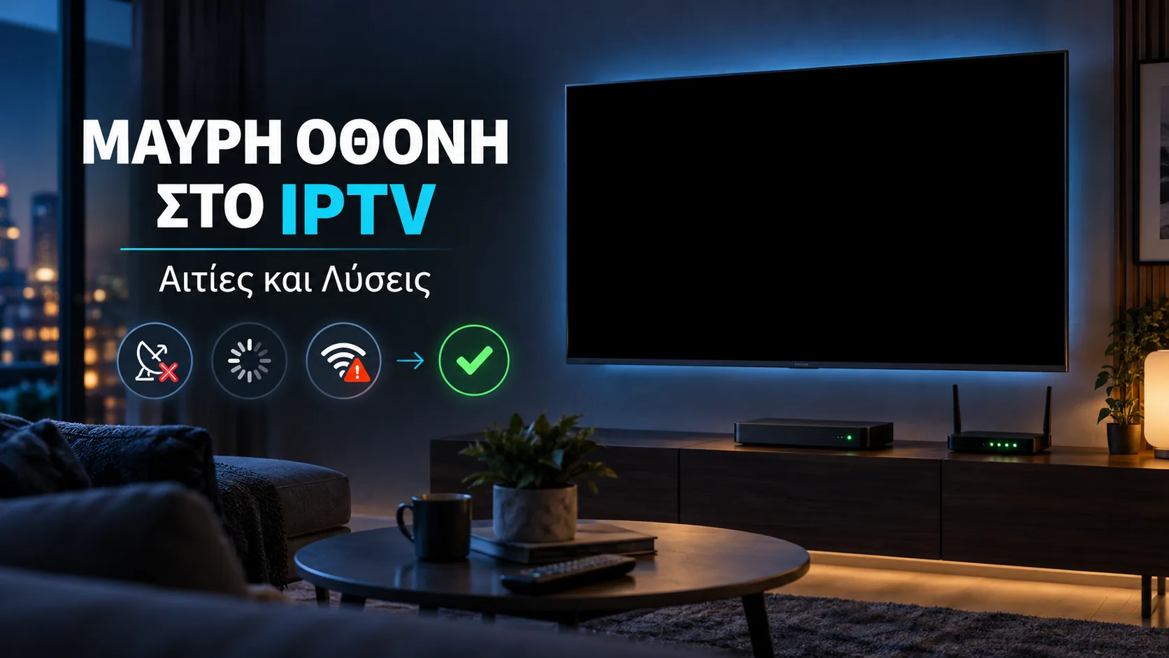 iptv μαύρη οθόνη — Μαύρη Οθόνη στο IPTV: Αιτίες και Λύσεις