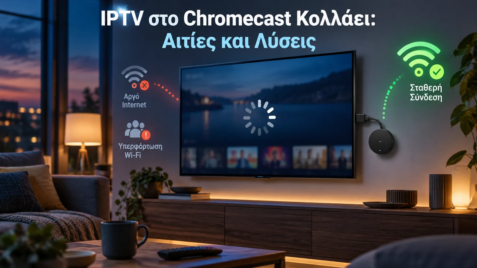 iptv chromecast κολλάει — IPTV στο Chromecast Κολλάει: Αιτίες και Λύσεις