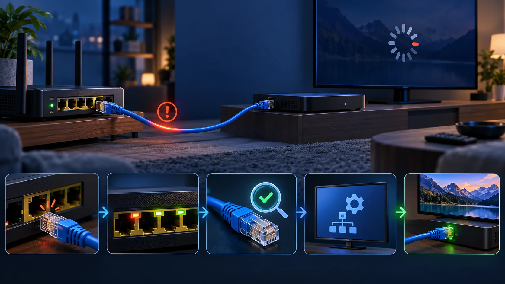 iptv ethernet πρόβλημα σύνδεσης — Προβλήματα Σύνδεσης IPTV με Ethernet: Έλεγχοι και Λύσεις