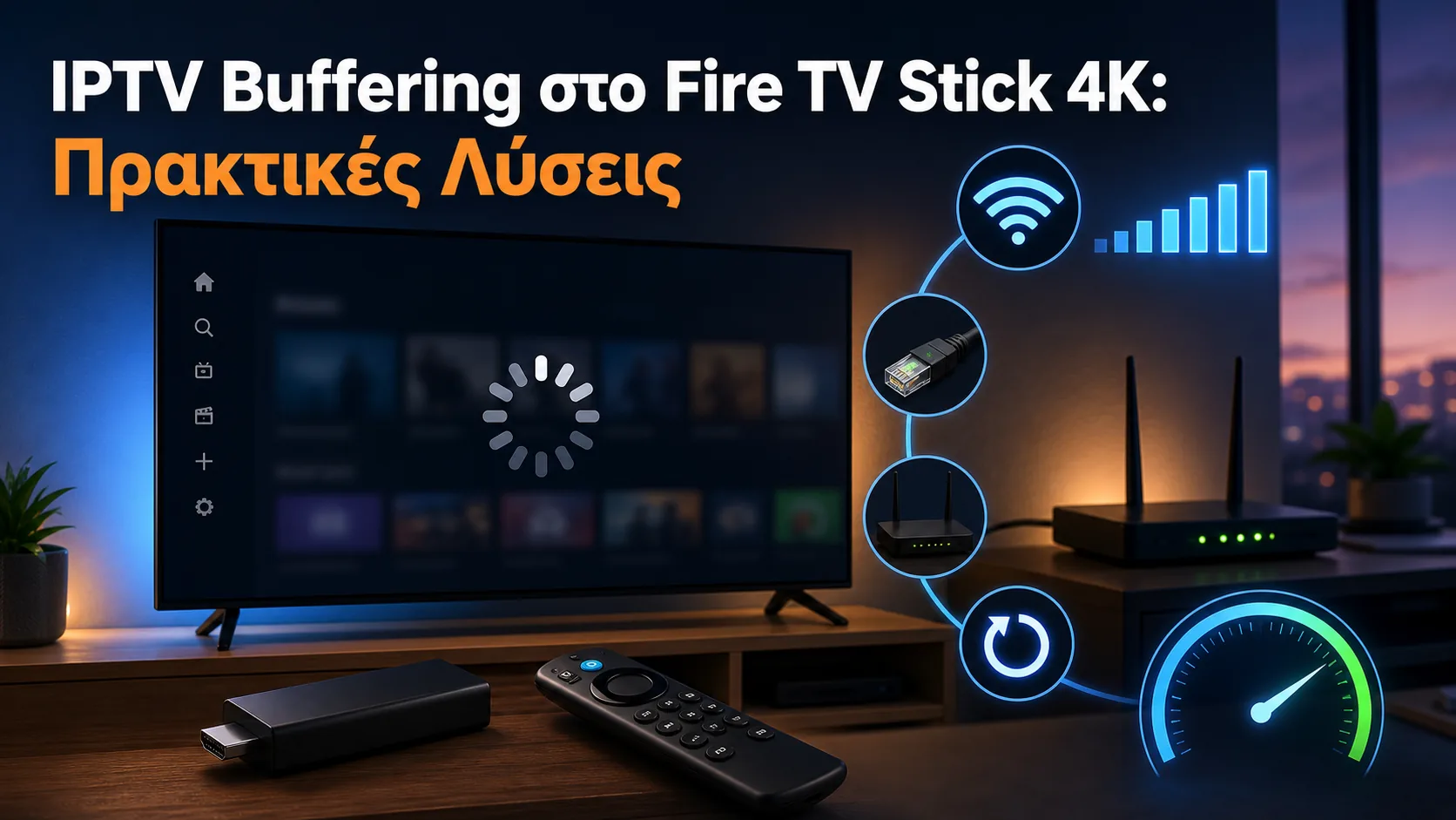 IPTV Buffering στο Fire TV Stick 4K: Πρακτικές Λύσεις