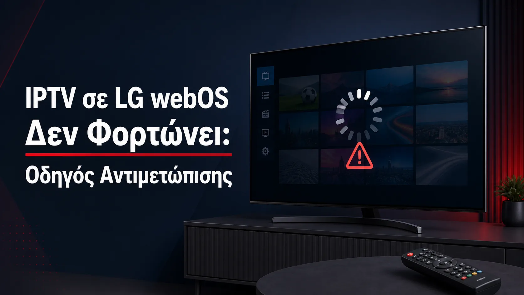 IPTV σε LG webOS Δεν Φορτώνει: Οδηγός Αντιμετώπισης