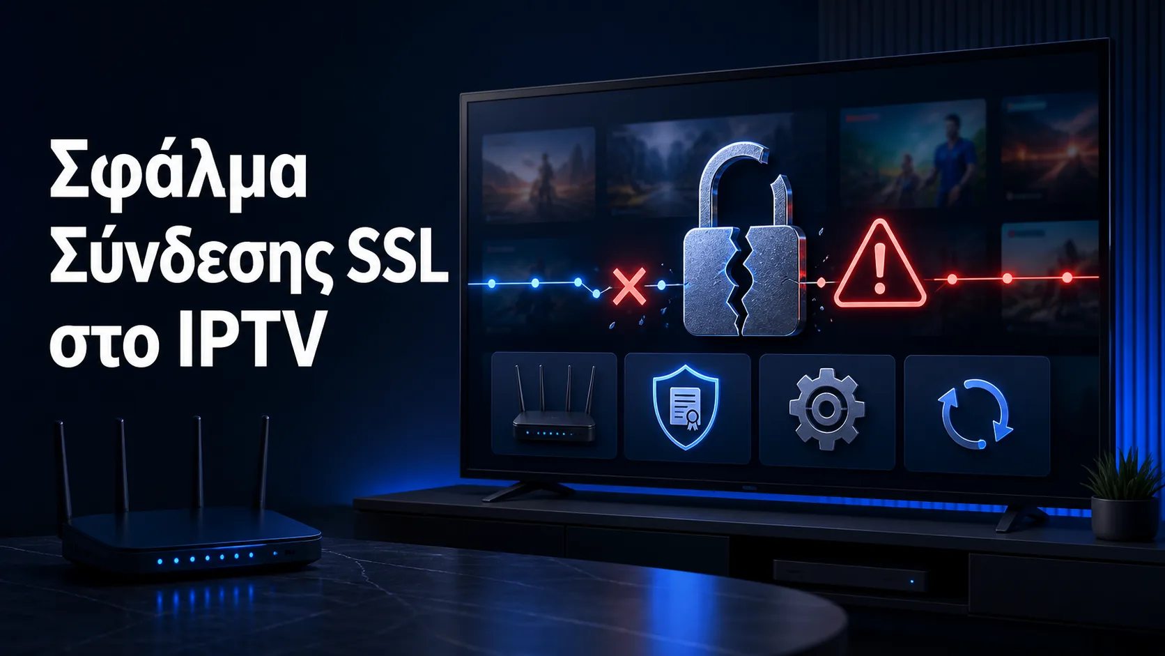 Σφάλμα Σύνδεσης SSL στο IPTV: Αιτίες και Πρακτικές Λύσεις