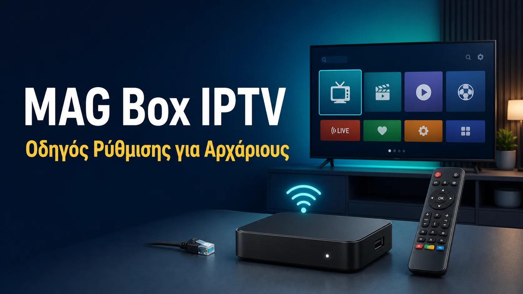 MAG Box IPTV — Οδηγός Ρύθμισης για Αρχάριους