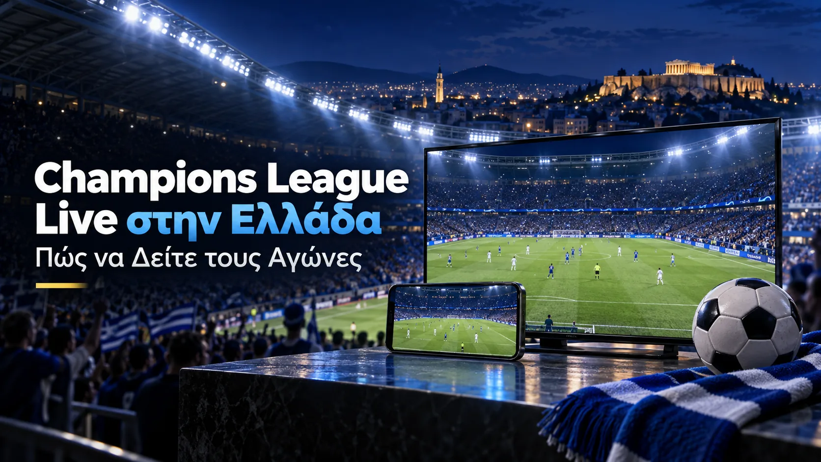 champions league live ελλάδα — Champions League Live στην Ελλάδα: Πώς να Δείτε τους Αγώνες